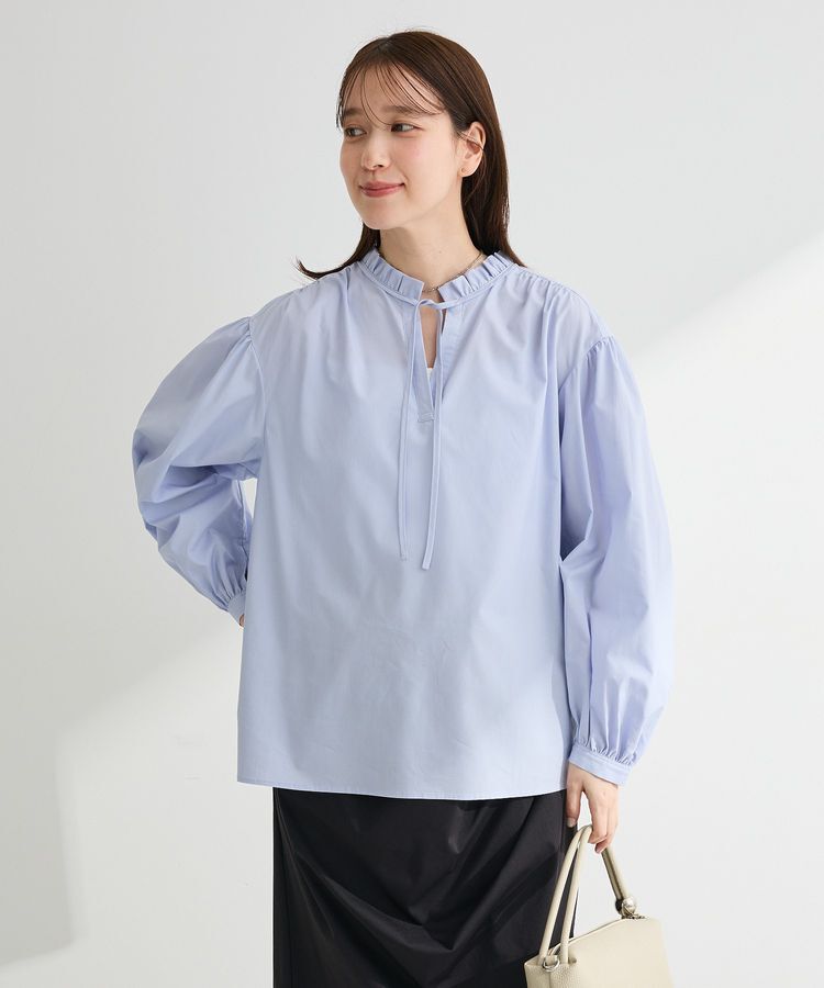 Green Parks「2wayフリルハイネックブラウス」|シャツ・ブラウス|