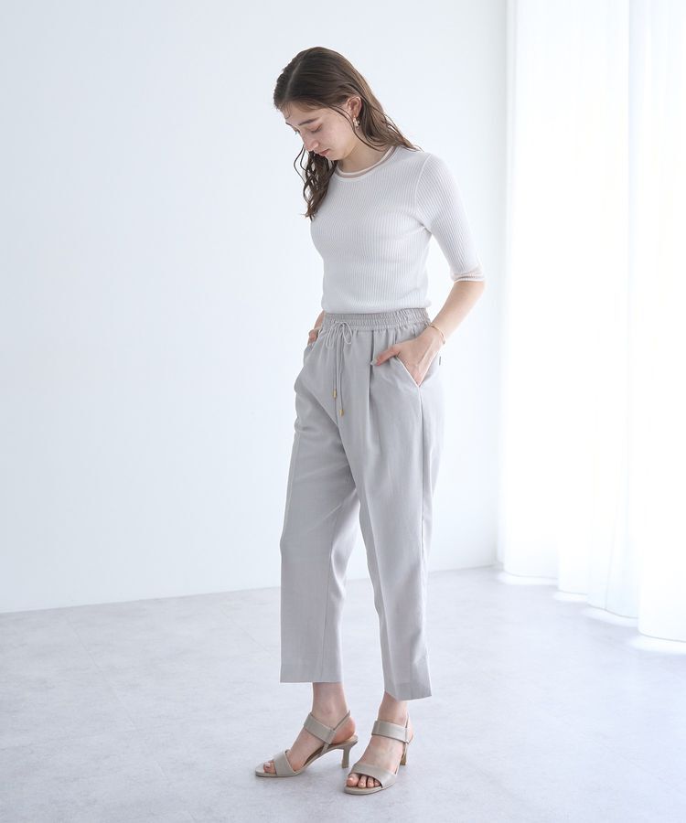 YECCA VECCA「サラサライージーテーパードパンツ」|その他|