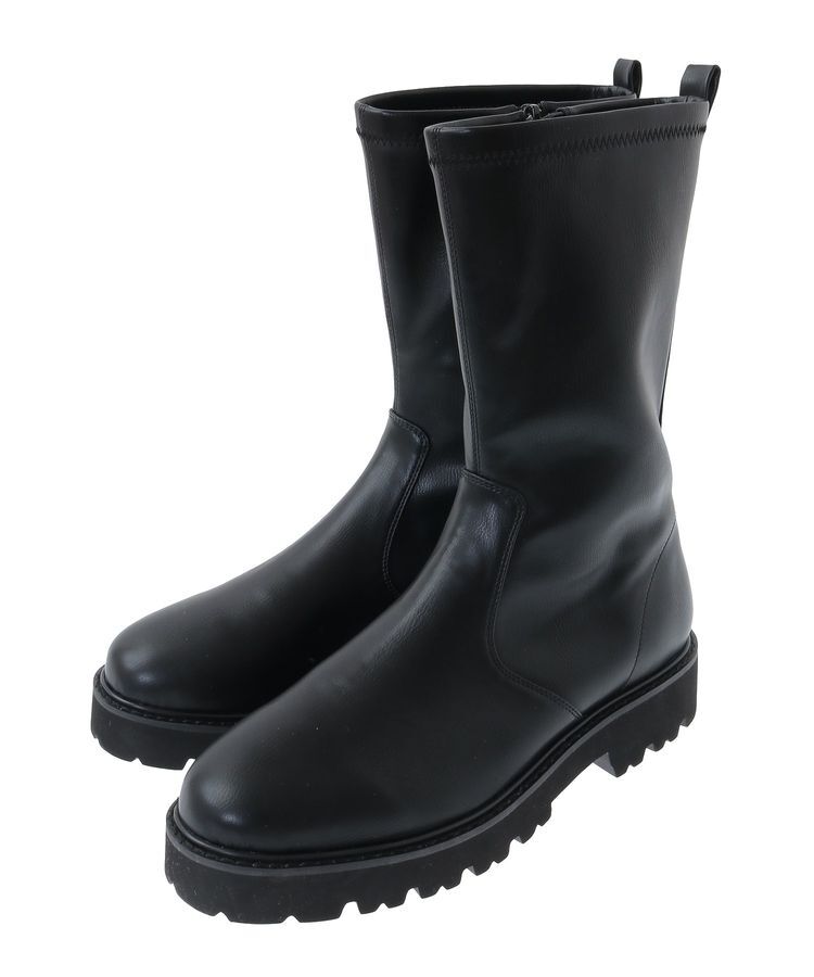 YECCA VECCA「トラックソールブーツ」|ショートブーツ|