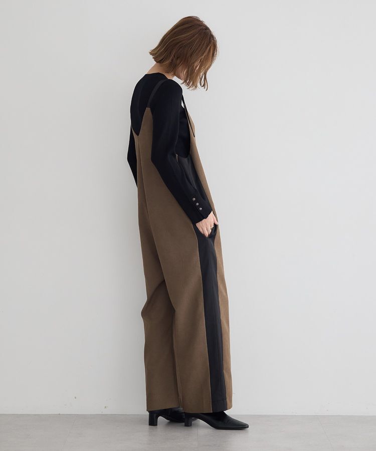 Editt by YECCA VECCA「サイドラインサロペット」|オールインワン|