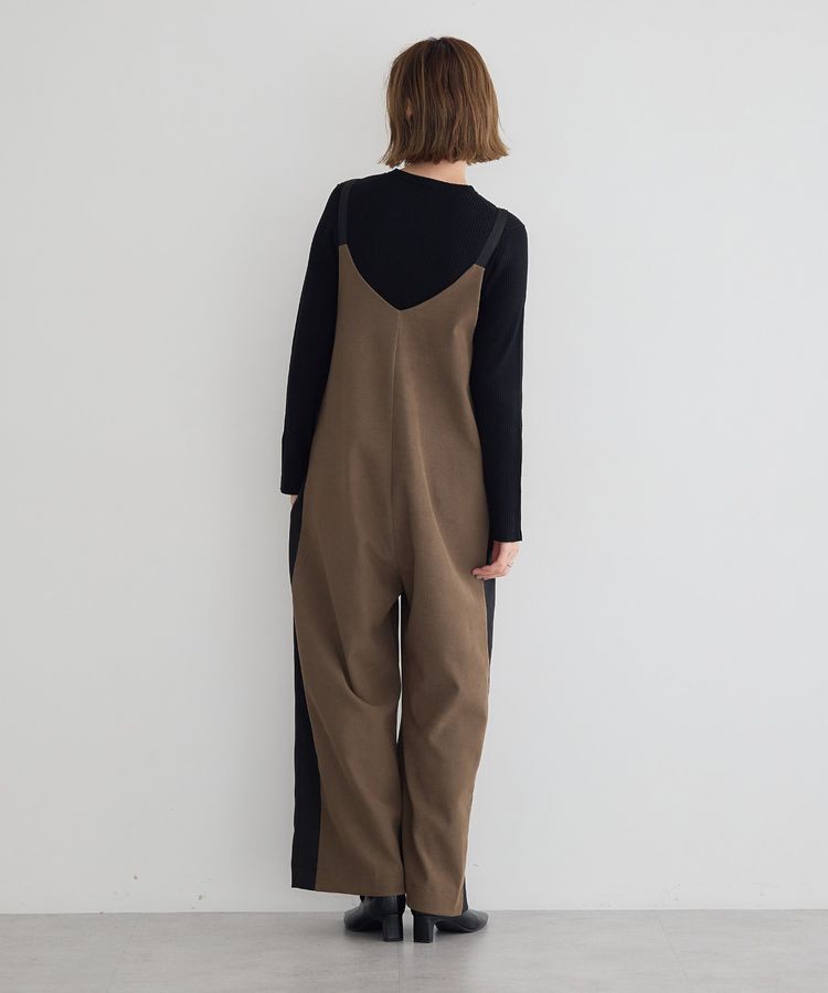 Editt by YECCA VECCA「サイドラインサロペット」|オールインワン|