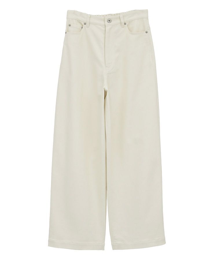 YECCA VECCA「ストレッチツイルワイドストレートパンツ」|その他|