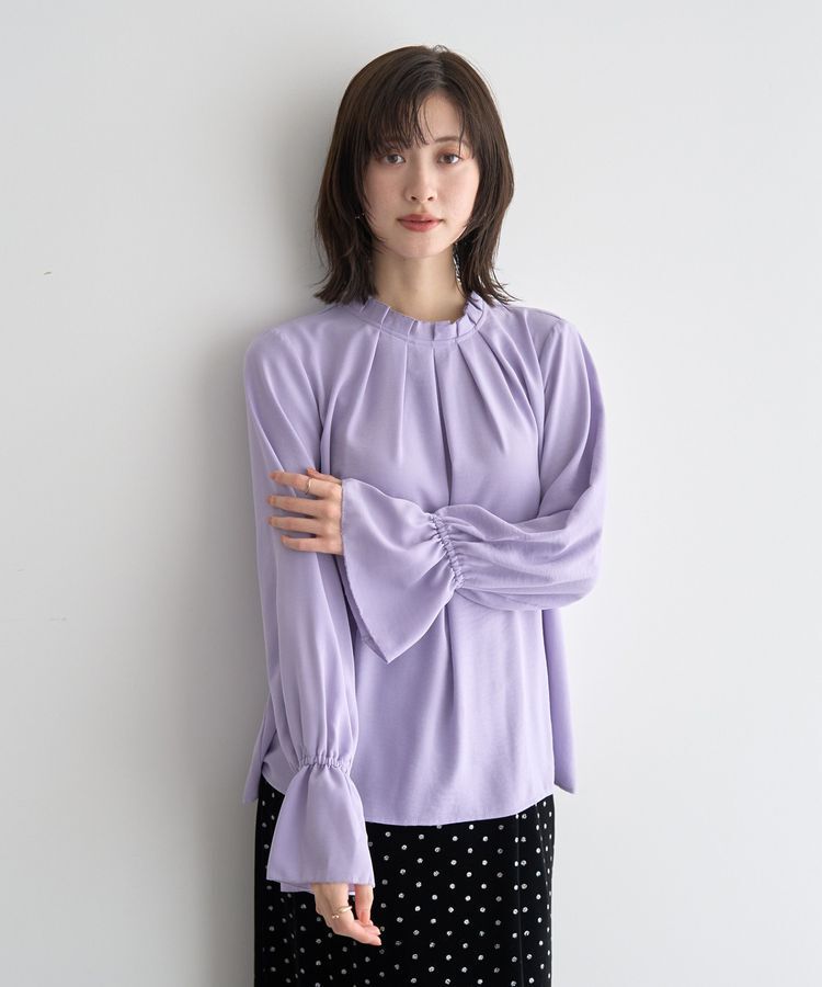 YECCA VECCA「タックデザインブラウス」|シャツ・ブラウス|