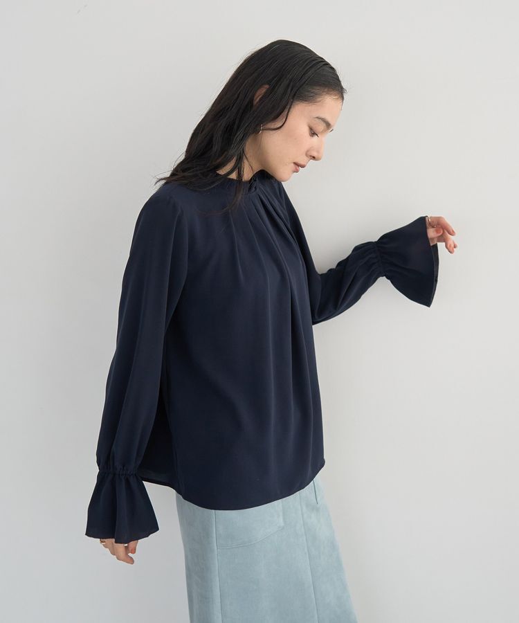 YECCA VECCA「タックデザインブラウス」|シャツ・ブラウス|