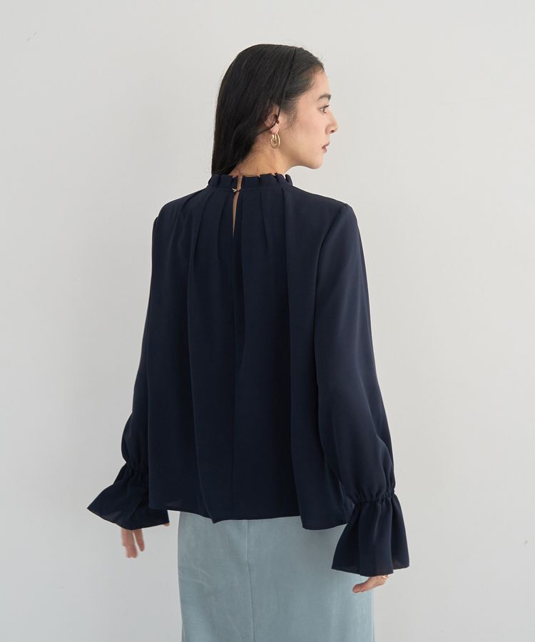 YECCA VECCA「タックデザインブラウス」|シャツ・ブラウス|