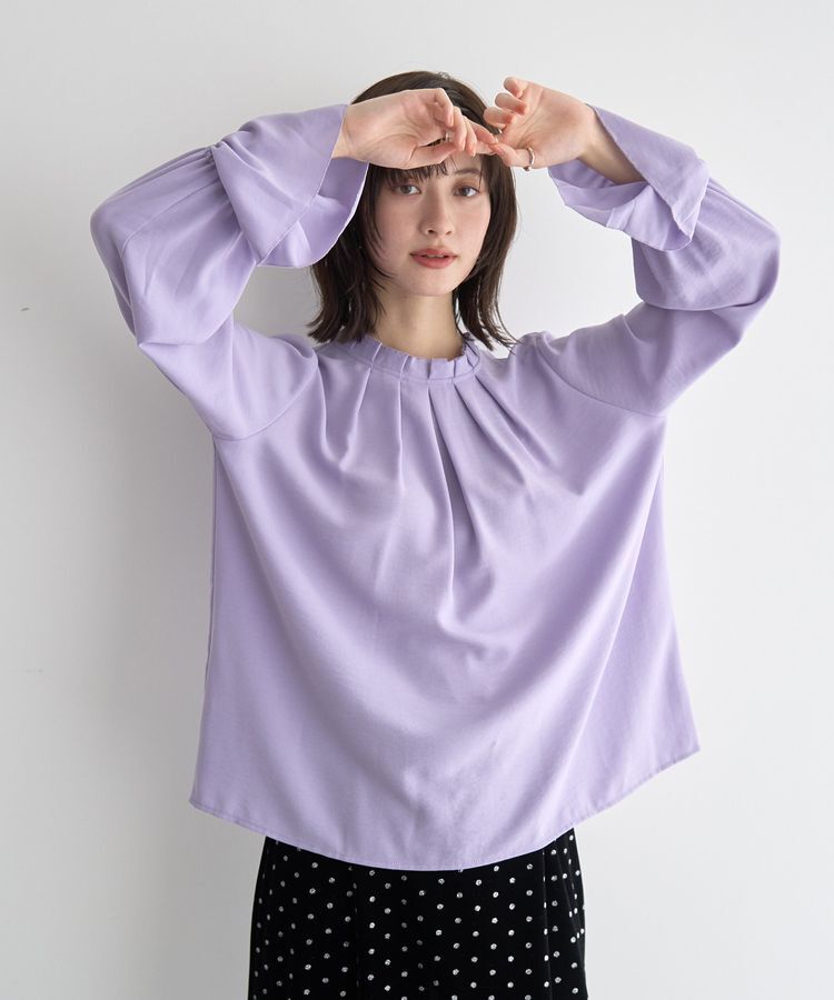 YECCA VECCA「タックデザインブラウス」|シャツ・ブラウス|