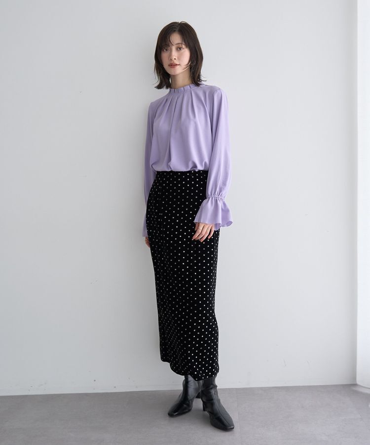 YECCA VECCA「タックデザインブラウス」|シャツ・ブラウス|