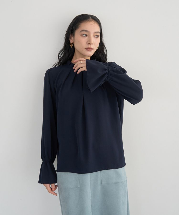 YECCA VECCA「タックデザインブラウス」|シャツ・ブラウス|