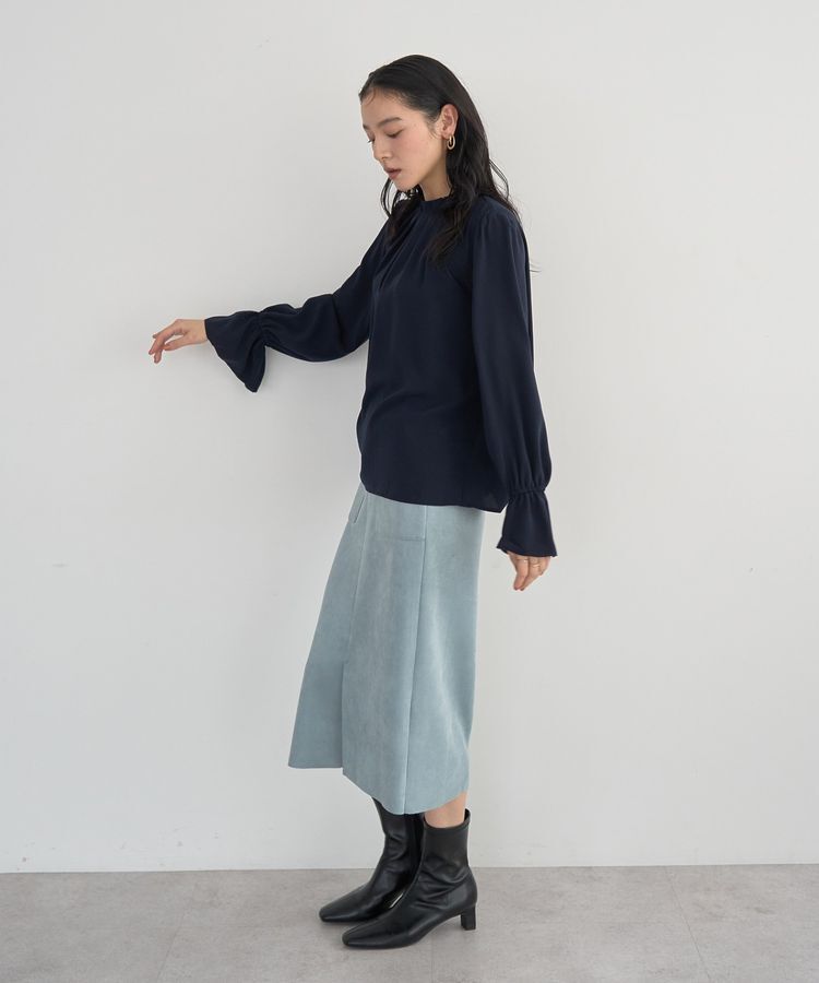 YECCA VECCA「タックデザインブラウス」|シャツ・ブラウス|