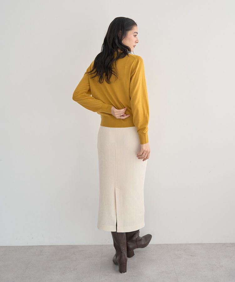 YECCA VECCA「金釦クルーネックカーディガン」|カーディガン|