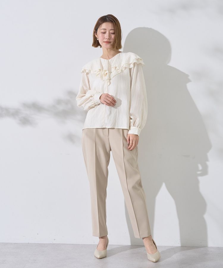 YECCA VECCA「ストレッチピンタックパンツ」|その他|