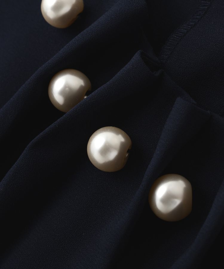 YECCA VECCA「パールタックブラウス」|シャツ・ブラウス|