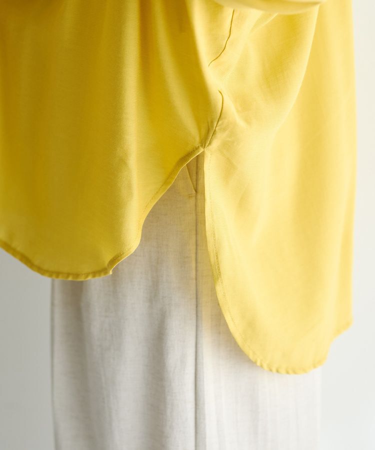 Editt by YECCA VECCA「シャーリングギャザーリボンブラウス」|シャツ・ブラウス|