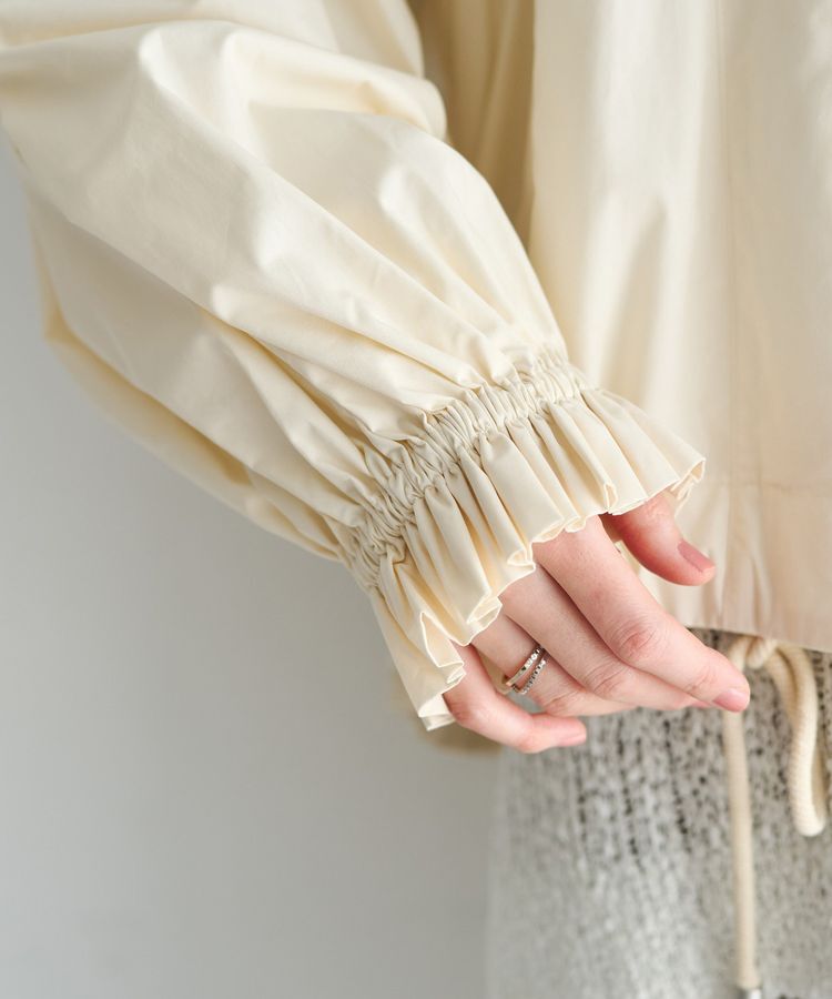 Editt by YECCA VECCA「ボリュームギャザーデザインZIPブルゾン」|ブルゾン・スタジャン|