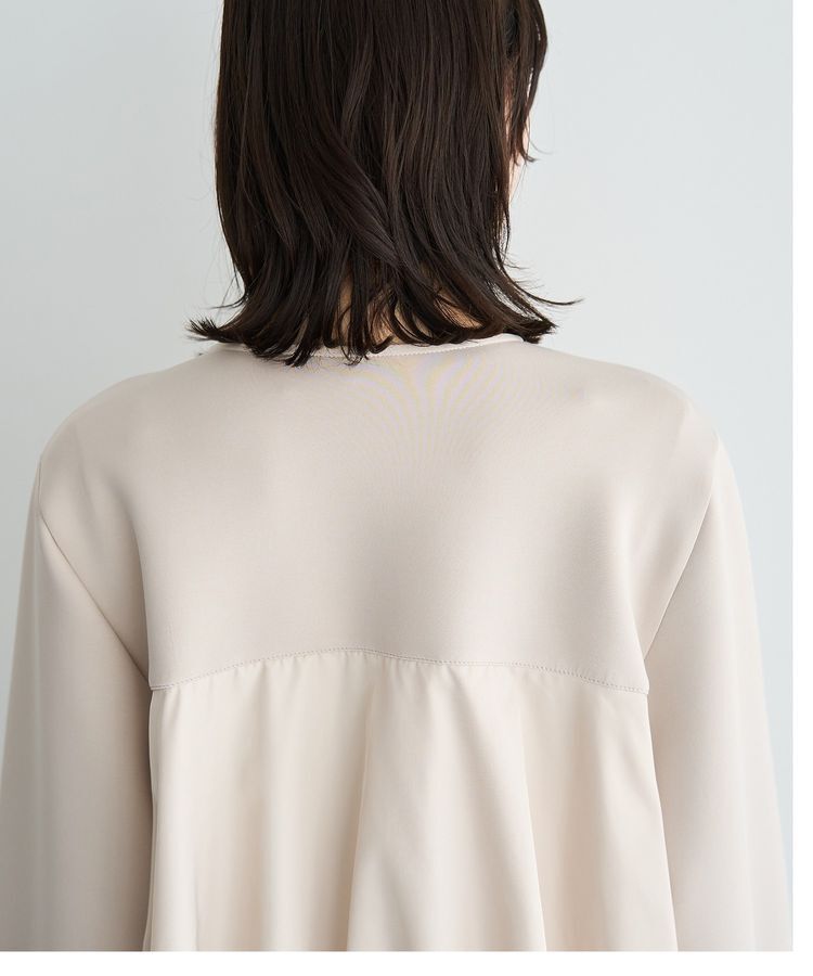 YECCA VECCA「異素材MIXバルーンブルゾン」|ブルゾン・スタジャン|