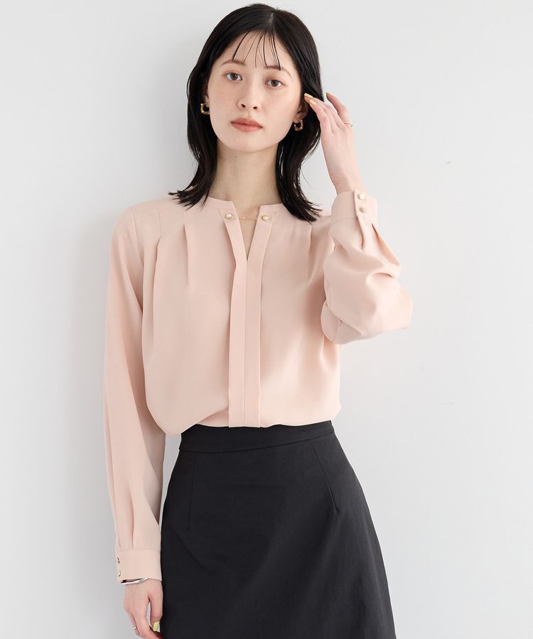 YECCA VECCA「アクセサリー付きブラウス」|シャツ・ブラウス|