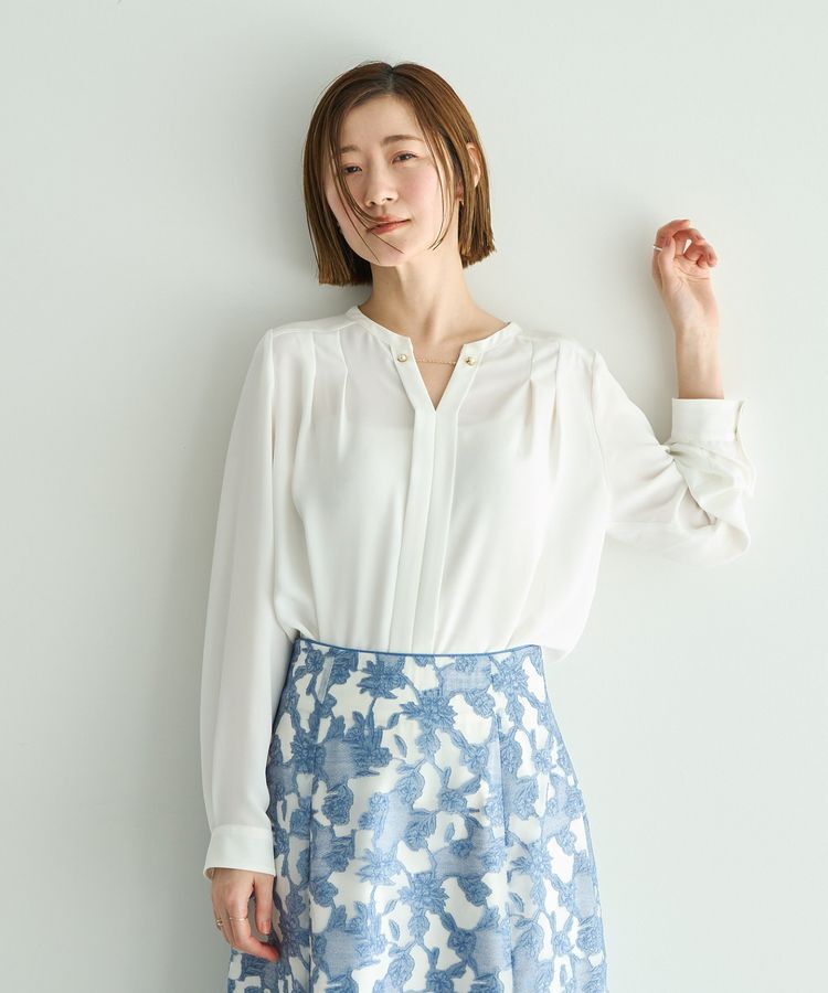 YECCA VECCA「アクセサリー付きブラウス」|シャツ・ブラウス|