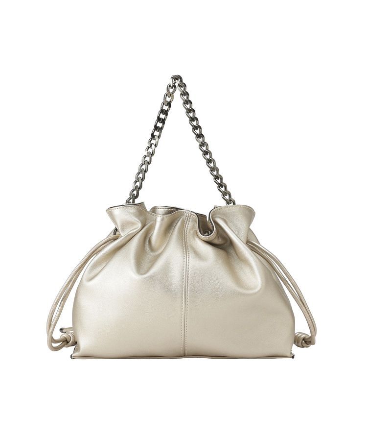 YECCA VECCA「2wayチェーンギャザーバッグ」|ハンドバッグ|