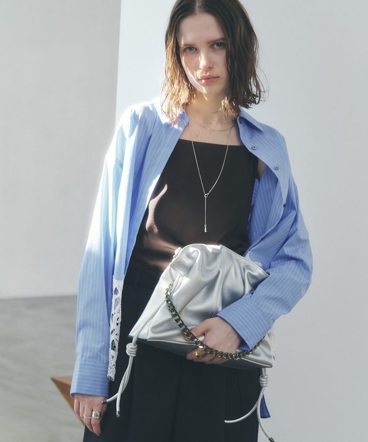 YECCA VECCA「2wayチェーンギャザーバッグ」|ハンドバッグ|