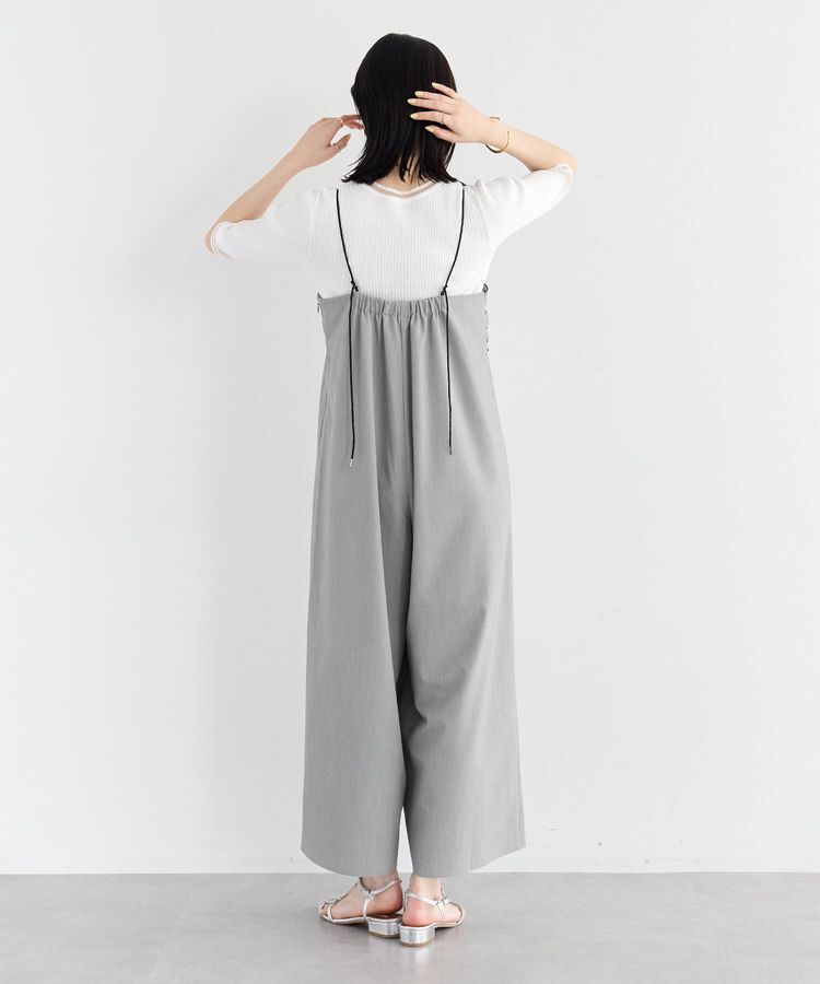 YECCA VECCA「ラッフルキャミオールインワン」|オールインワン|