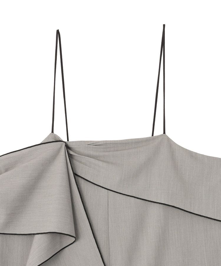 YECCA VECCA「ラッフルキャミオールインワン」|オールインワン|