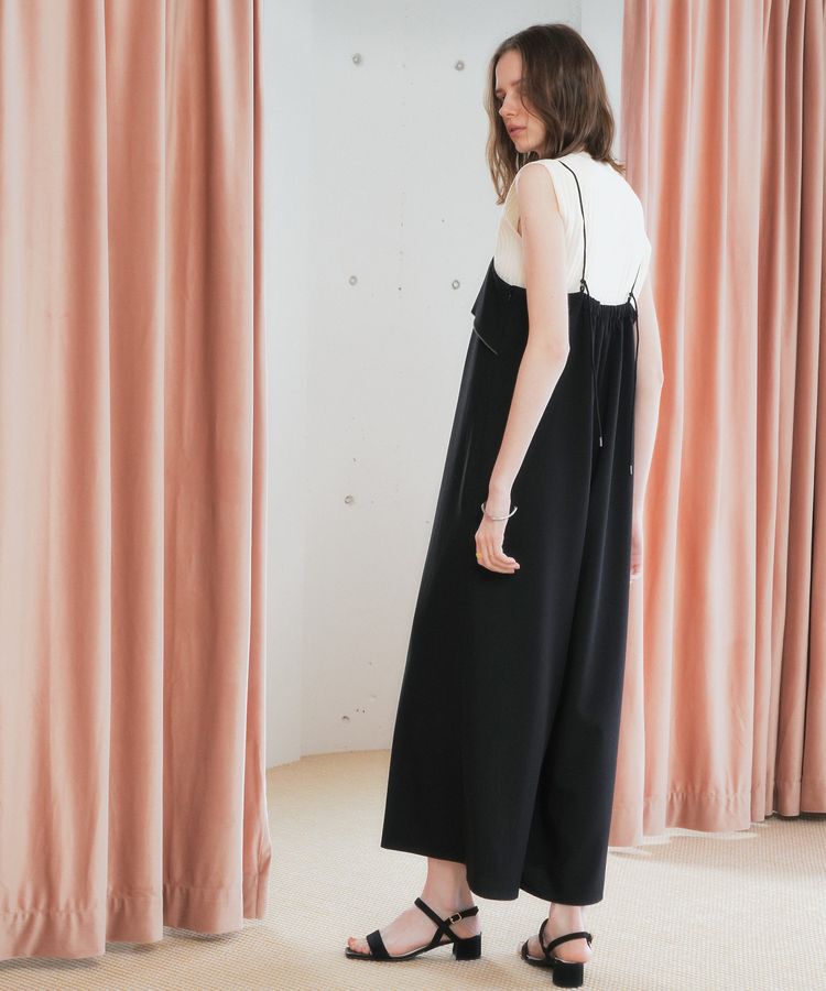 YECCA VECCA「ラッフルキャミオールインワン」|オールインワン|