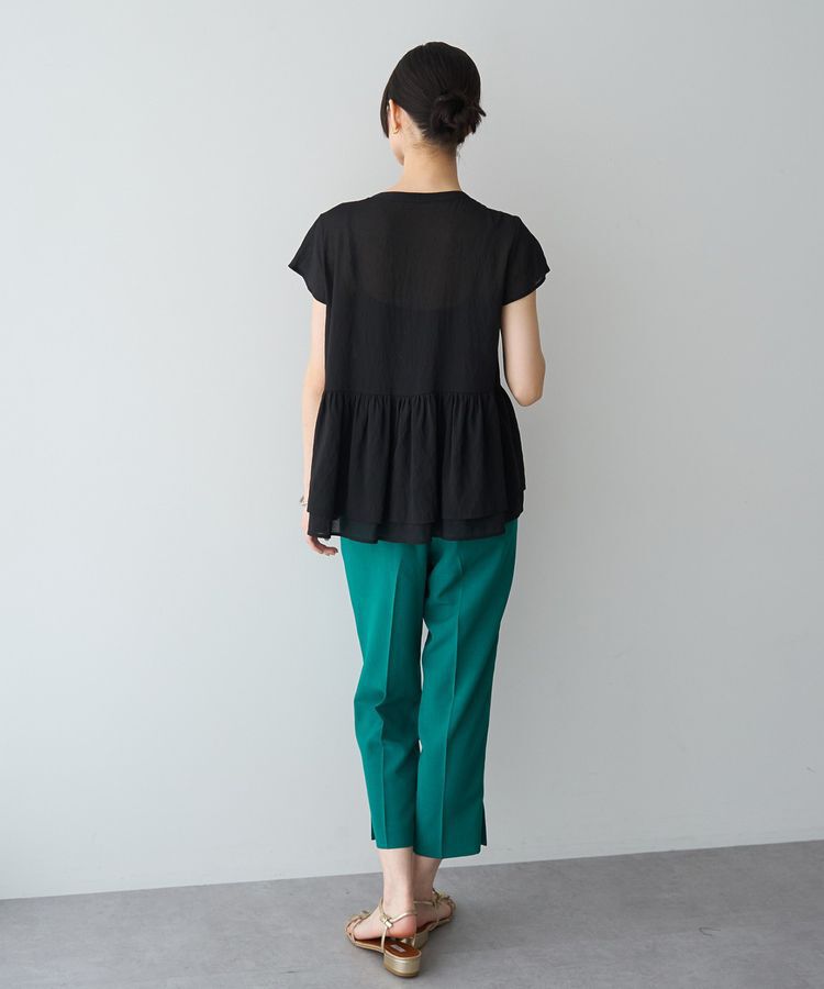 YECCA VECCA「【UVカット】サラサライージーテーパードパンツ」|その他|