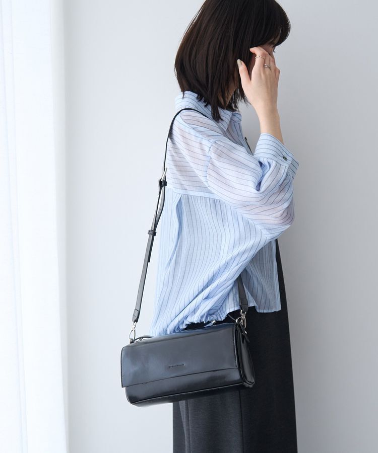 YECCA VECCA「【story.】CYLINDER CROSSBODY」|ハンドバッグ|Black