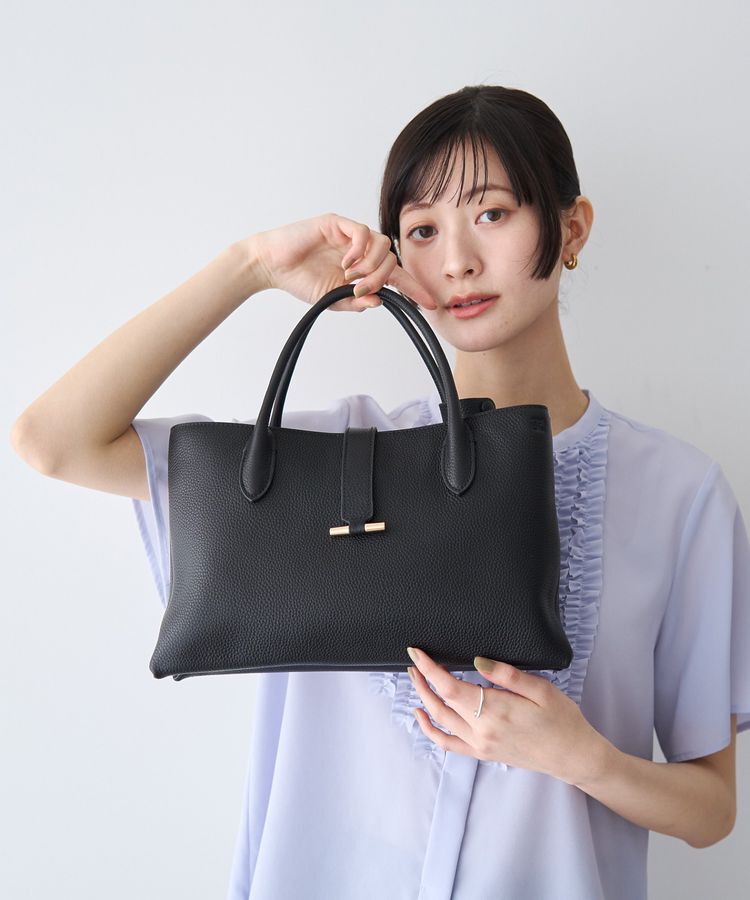 YECCA VECCA「【story.】SEPARATE TOTE M」|トートバッグ|Black