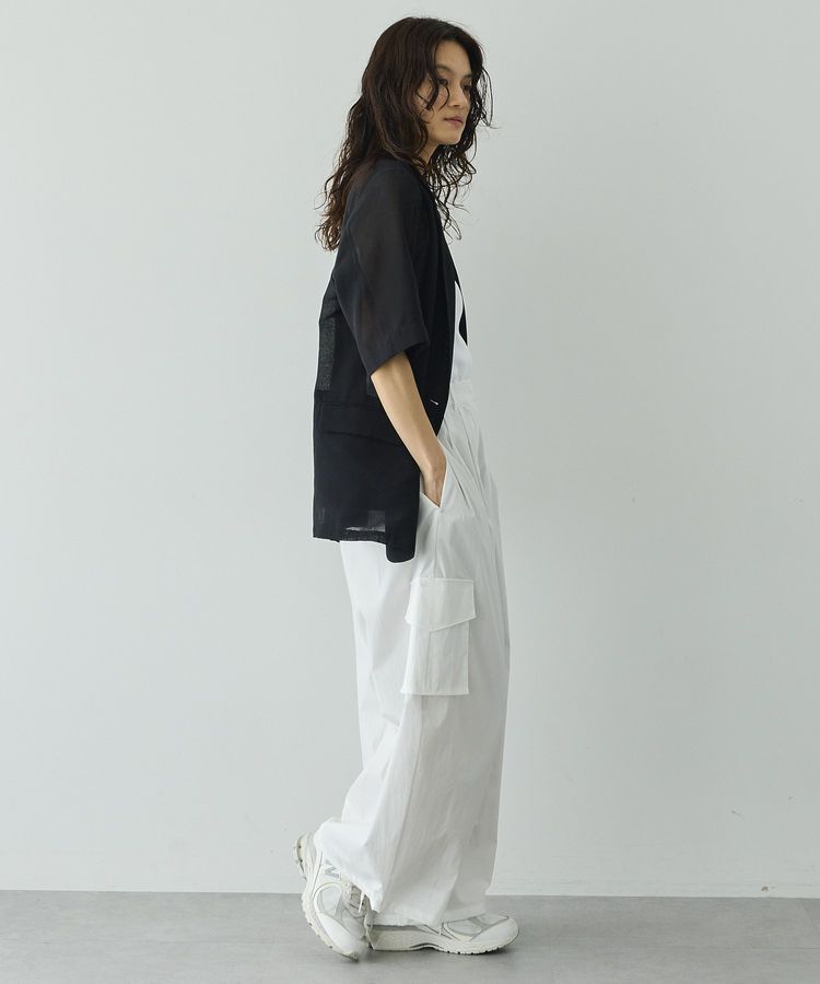 GARAGE OF GOOD CLOTHING「シアーメッシュハーフスリーブジャケット」|テーラードジャケット|