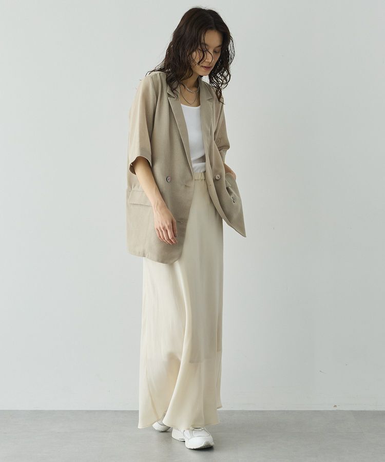 GARAGE OF GOOD CLOTHING「シアーメッシュハーフスリーブジャケット」|テーラードジャケット|