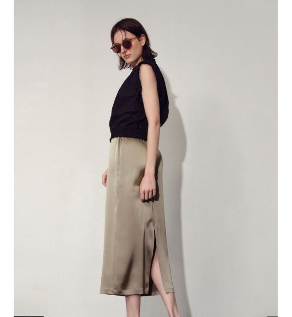 allureville「サテンイージースカート」|スカート|