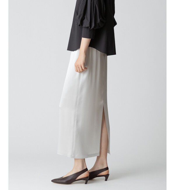 allureville「サテンイージースカート」|スカート|