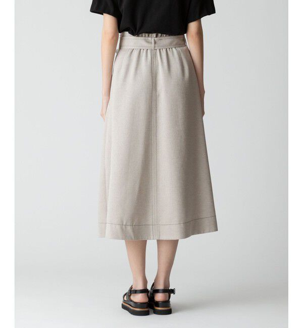 allureville「リノツイルステッチフレアースカート」|フレア|