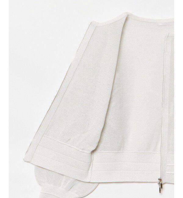 allureville「メッシュブルゾン」|カーディガン|