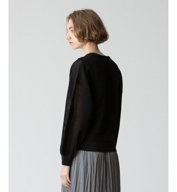 allureville「メッシュブルゾン」|カーディガン|