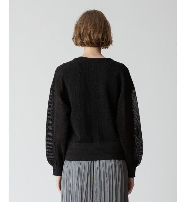 allureville「メッシュブルゾン」|カーディガン|