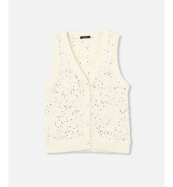 allureville「スパンコールニットジレ」|その他|