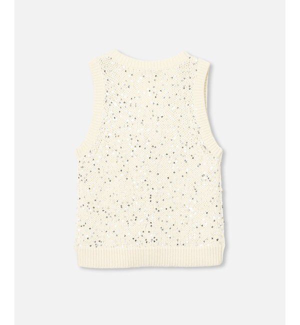 allureville「スパンコールニットジレ」|その他|