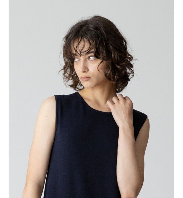 allureville「ハイツイストウール総針ストレートワンピース」|ワンピース|