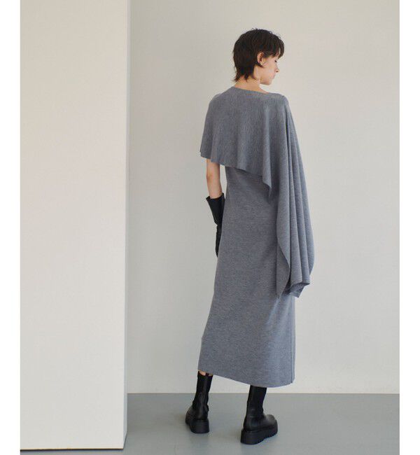 allureville「ハイツイストウール総針ストレートワンピース」|ワンピース|