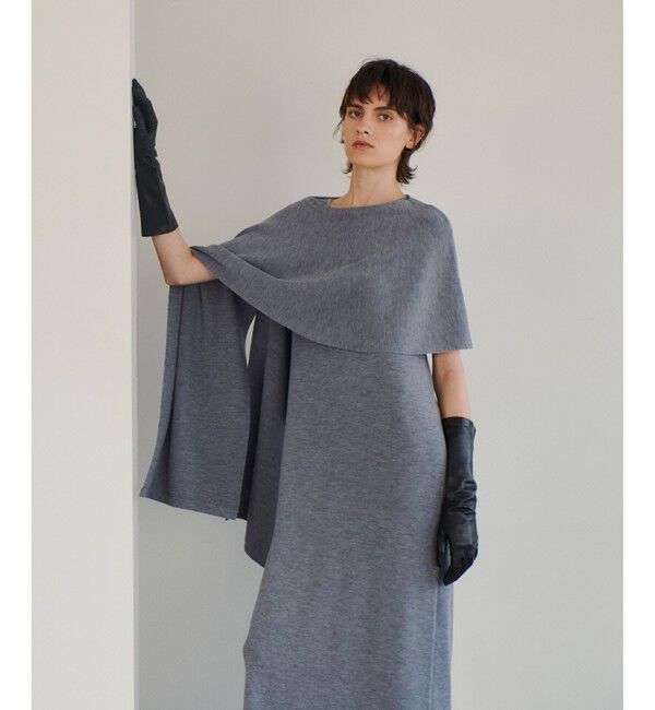 allureville「ハイツイストウール総針ストレートワンピース」|ワンピース|