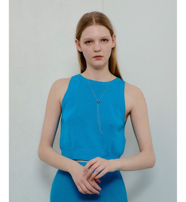 allureville「ハイゲージペーパーヤーンアメスリプルオーバー」|ニット・セーター|