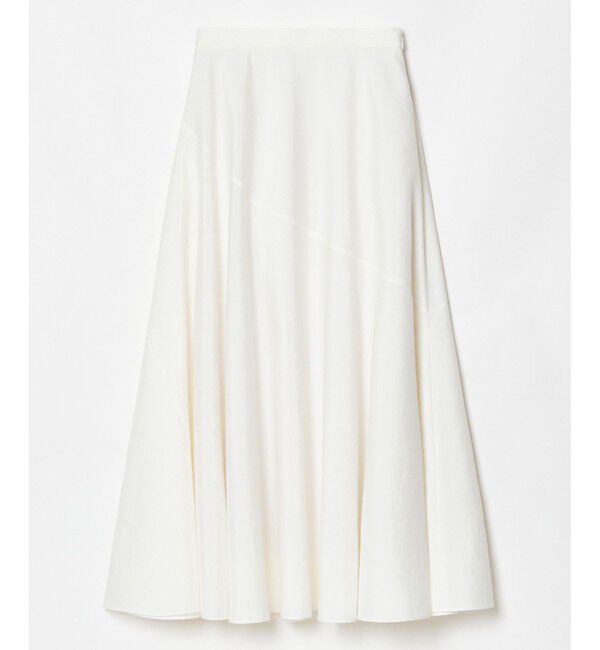 allureville「オーガンジー切替フレアスカート」|スカート|