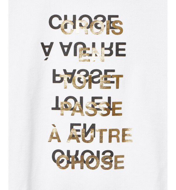 allureville「メタリックレイヤードロゴＴシャツ」|その他|