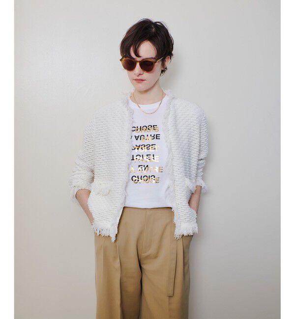 allureville「メタリックレイヤードロゴＴシャツ」|その他|