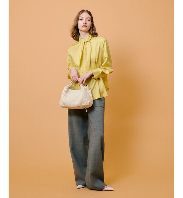 allureville「T/W 2WAYバイヤスワイドパンツ」|サルエル|