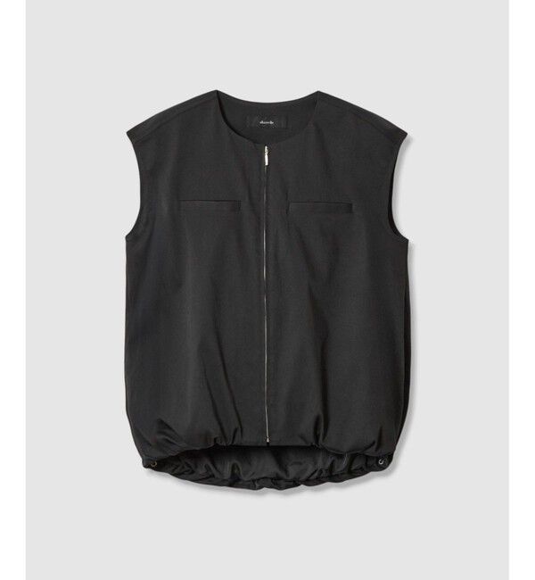 allureville「チノギャザリングヘムジレブルゾン」|ブルゾン・スタジャン|