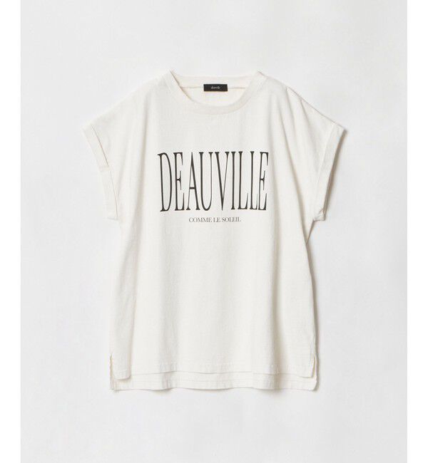 allureville「ピグメントダイターンバックスリーブ Tシャツ」|Tシャツ・カットソー|