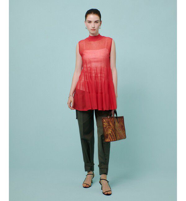 allureville「シアーティアードチュニック」|ニット・セーター|